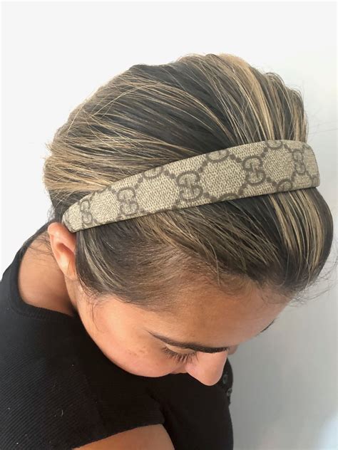 cream gucci headband|authentic gucci headband for sale.